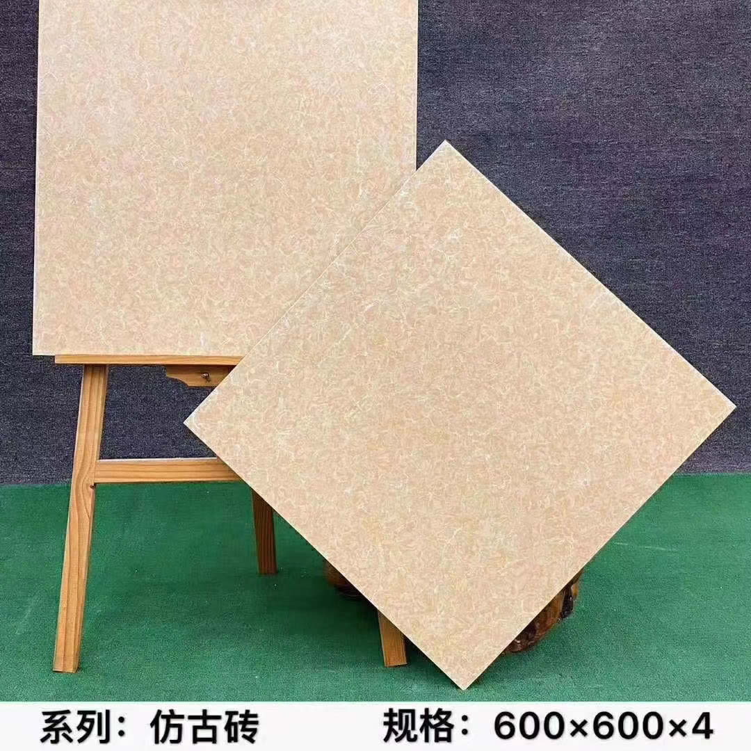 60x60地板砖卧室仿古砖600黄白灰色防滑客厅瓷砖地砖哑光磨砂面砖-图3