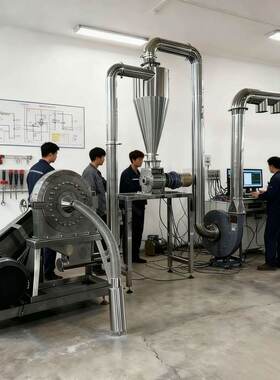 无尘自吸白糖磨粉机白砂糖打粉机高速多功能冰糖块颗粒粉碎机