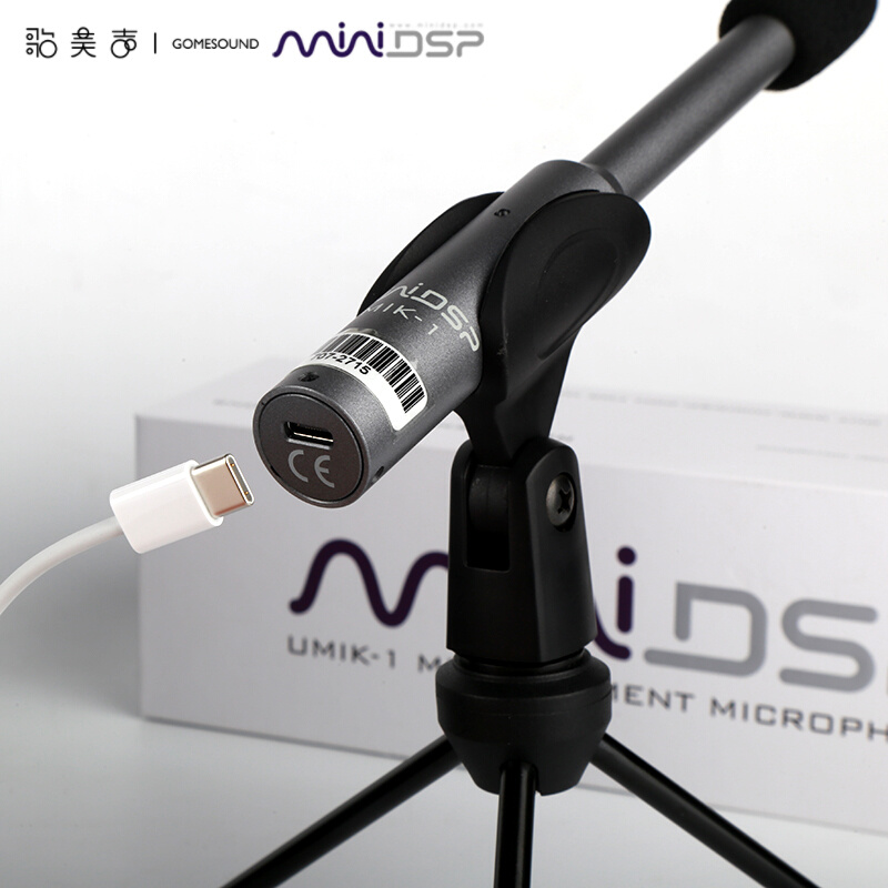 miniDSP UMIK-1 声场噪声环境声学测量USB-C校准麦克风测试话筒 - 图2