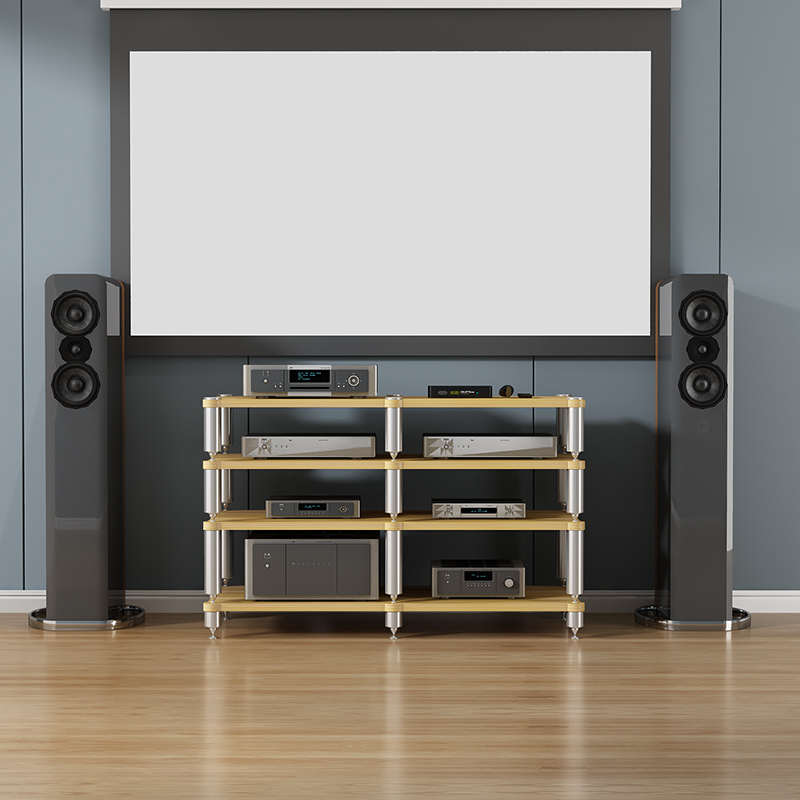 HIFI功放机柜CD柜功放架音响柜音响架激光电视柜机架中置投影影院 - 图0