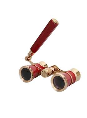 简约现代双筒望远镜摆件样板间售楼处家居玄关柜书房轻奢软装饰品