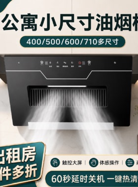 新飞小尺寸油烟机厨房家用侧吸窗式抽油烟机小型出租屋公寓大吸力