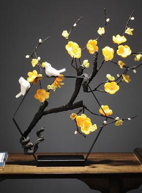 新中式铁艺摆件家居装饰品客厅酒柜选玄关电视柜创意结婚新居送礼