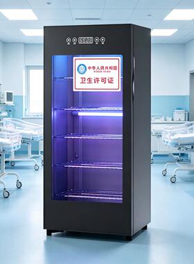剪刀双层发廊美发工具柜器消毒烘干机理发店热风双眼皮纹绣专用箱