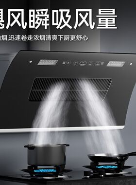 新飞油烟机厨房家用大吸力侧吸式强力抽风机出租房公寓抽油烟机