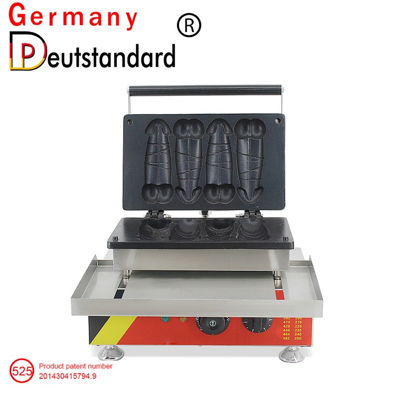 Taiwan Da Diao Shao, Taipei Ximending Peniswaffle Shake, commercial electric hot pancake machine oven