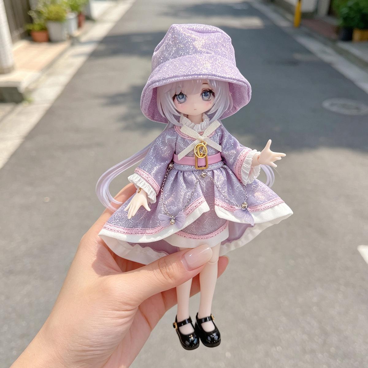 เสื้อผ้าตุ๊กตา BJD ขนาด 1/8 และ 1/12 ชุดเดรสสไตล์โลลิต้า ชุดแม่บ้าน ตัวละคร Mi-Tian-Penny-A-Si ชุดกระต่าย Bonni
