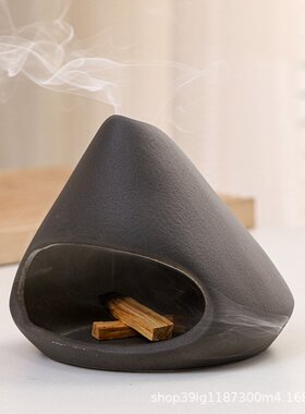 陶瓷香炉秘鲁圣木鼠尾草燃烧托盘支架 palo santo holder香炉香座