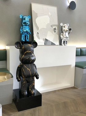 存钱罐可爱暴力熊公仔大容量卡通装饰网红潮流现代客厅落地大摆件