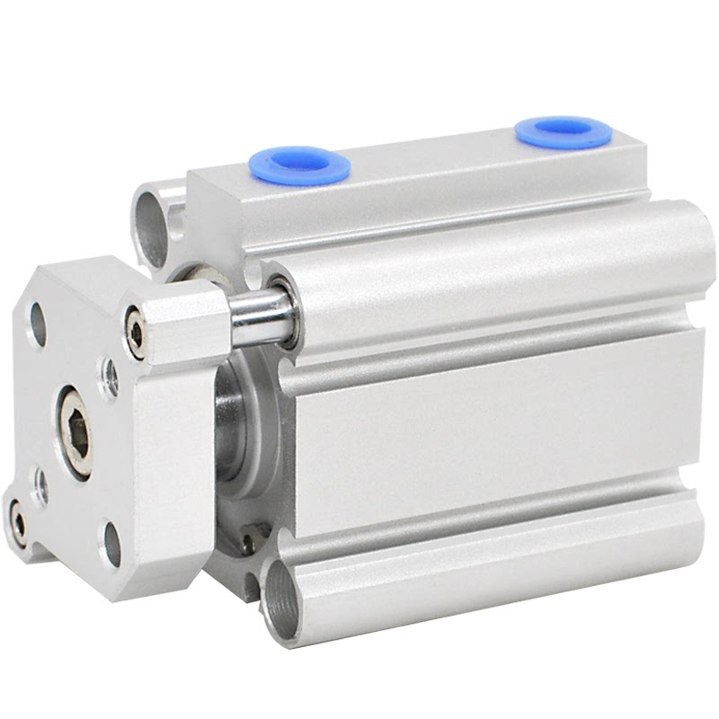 CQMB带导向气缸CDQMB20 25 32 40 50 63-30-40-50DZ薄型三杆三轴 - 图2
