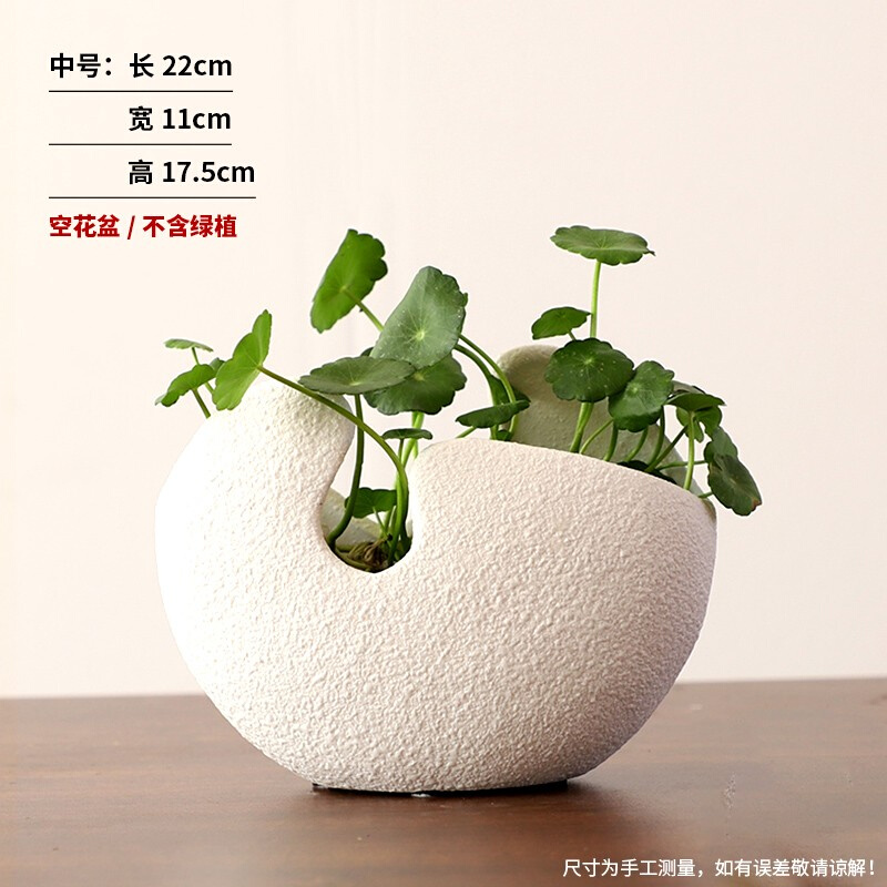 水培花盆陶瓷无孔创意铜钱草金钱草水养植物器皿家居创意碗莲碗莲-图0