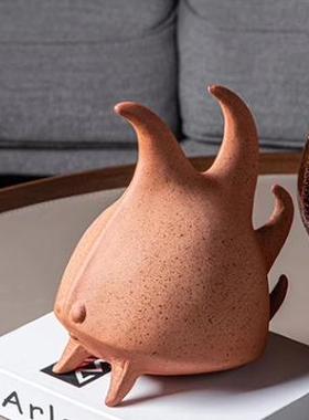 茶几床头柜摆件 儿童房搭配工艺品 实木家具搭配软装 橱柜衣柜