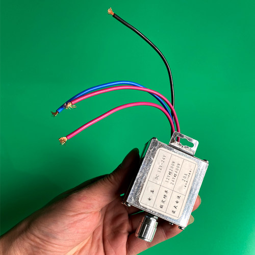 24v汽车暖风机调速开关pwm直流电机调速器12伏风扇调速调光控制器 - 图1