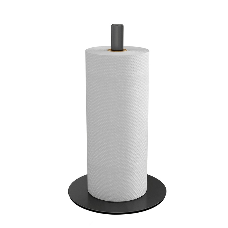 尺寸32x22x1.8cm 不锈钢厨房餐巾纸卷筒纸巾架餐桌桌面立式收纳 - 图2