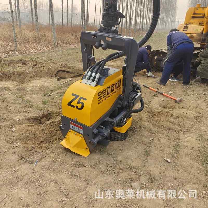 挖掘机抱夹锯割树锯 全自动伐木机液压旋转抓木机 抓伐一体挖机锯,淘宝优惠券,粉丝福利购,淘宝优惠卷