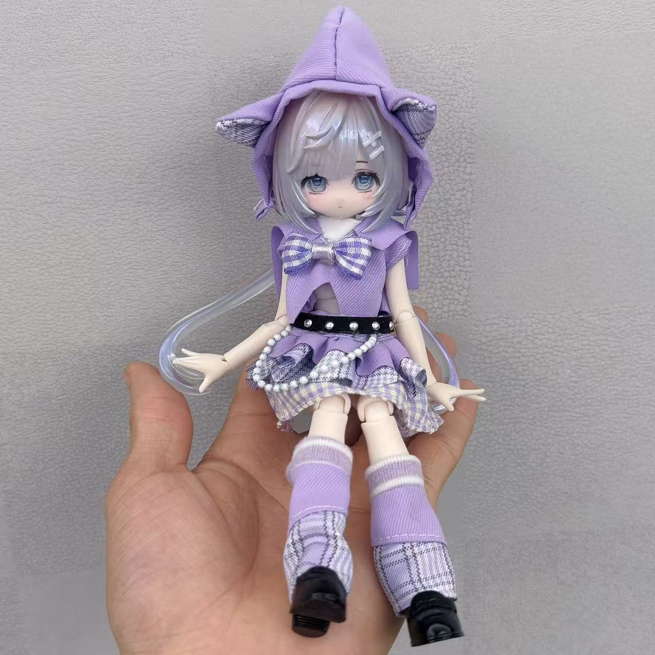 เสื้อผ้าตุ๊กตา Ob11 ขายส่ง ชุดแต่งตัวสำหรับ BJD ขนาด 1/8 และ 1/12 ตุ๊กตาสัตว์ขนาด 11–17 ซม. ตัวละคร Penny a Si ชุดกระต่าย Bonnie Ymy
