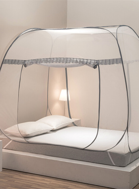 免安装蚊帐蒙古包家用卧室1.5米防摔儿童2021年2022新款高级折叠