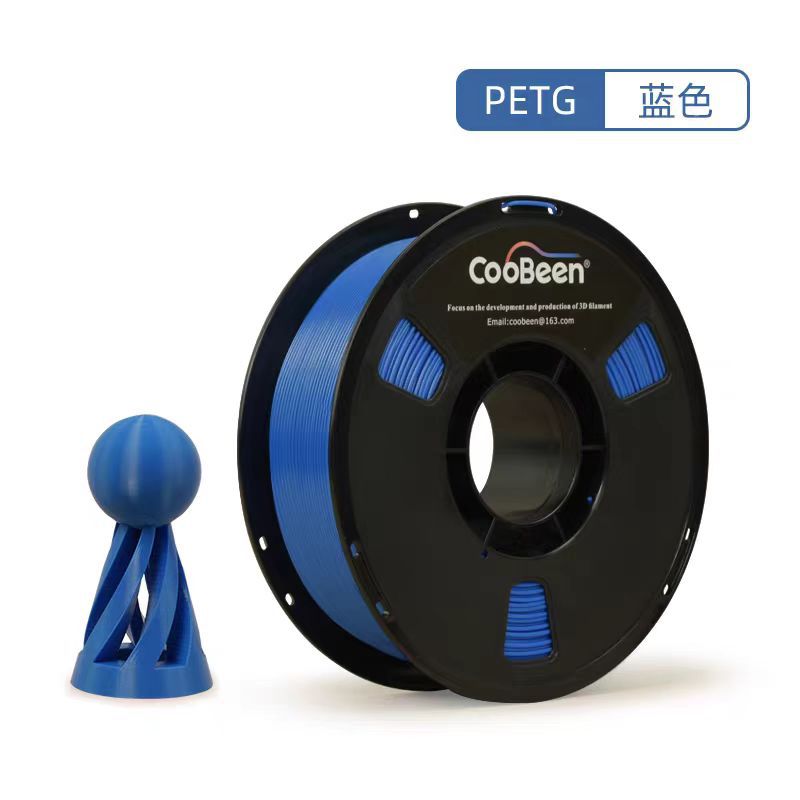 ฟิลเม้นต์พิมพ์ 3D Blue Aurora Petg มีความเหนียวแน่นสูง ประสิทธิภาพคงที่ ทนต่อการสึกหรอได้ดี และหดตัวน้อย