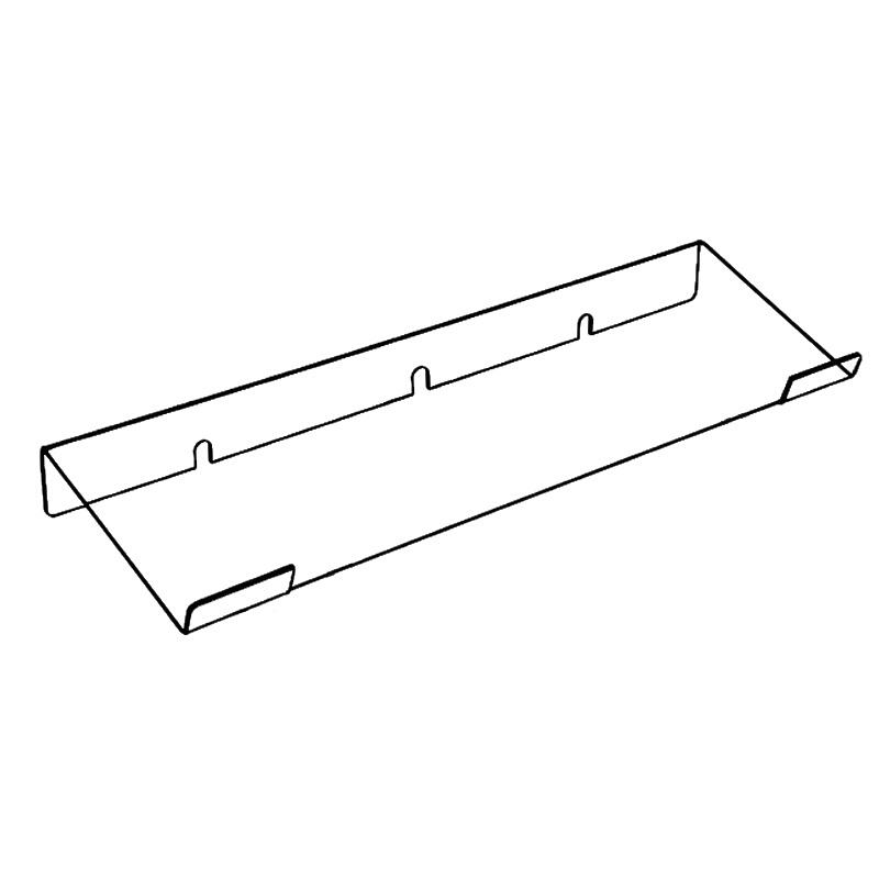 亚克力键盘支架托架免打孔安装电脑桌面键盘罩支撑架倾斜配件