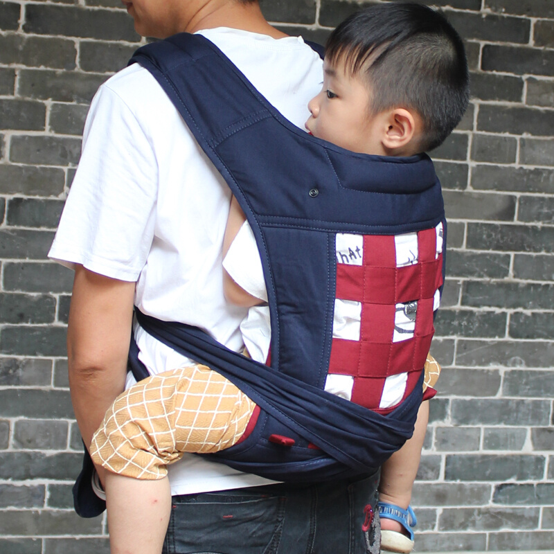 婴儿老式传统背带宝宝前抱后背i式简易刺绣婴儿背巾背袋抱娃神器,淘宝优惠券,粉丝福利购,淘宝优惠卷