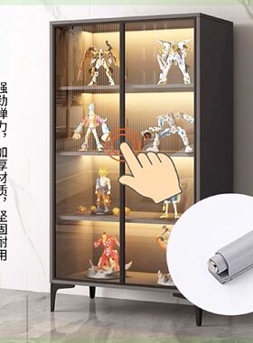 放手办的展示柜玻璃展示柜产品陈列柜玩具乐高收纳家用模型手办积