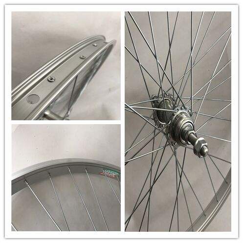新品26铝24寸自行车4合金2寸v26X138圈37590钢圈轮胎轮圈轮