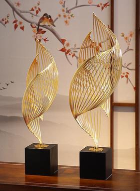 风生水起摆件轻奢创意酒柜高档客厅玄关电视机柜家居饰品简约装饰