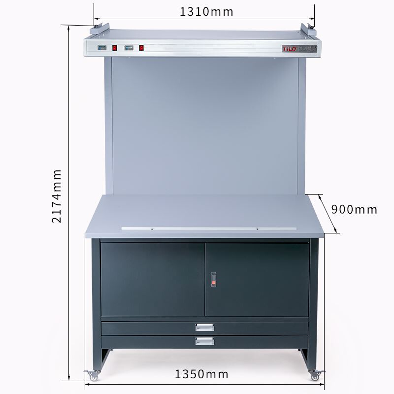 。TILO天友利CC120印刷看样台D65标准光源色温对色吊式光源箱D50L - 图1