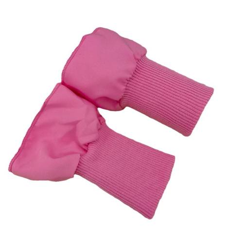 加厚加长粗纹弹力螺纹羽绒服防风袖口保暖防脏厚外套防风收口罗纹 - 图3