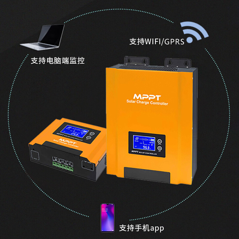 MPPT太阳能光伏充电控制器384V/50A-100A家用智能充电器发电系统-图1