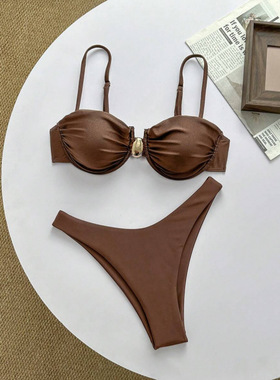 F 83170 Women's beach vacation bikini set 女士沙滩度假比基尼