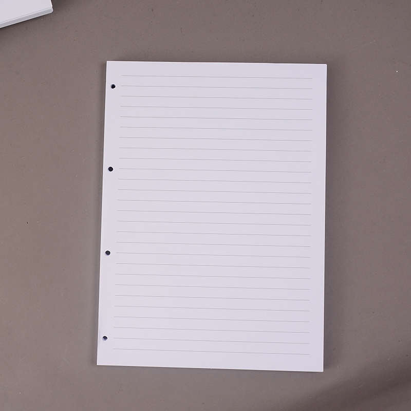 可书写也可打印的纯白色的A4-4孔活页本替芯2孔文件四孔活页纸 - 图3