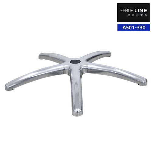 办公椅转椅配件铝合金五星脚椅子爪办公椅脚底座铝制五 - 图2