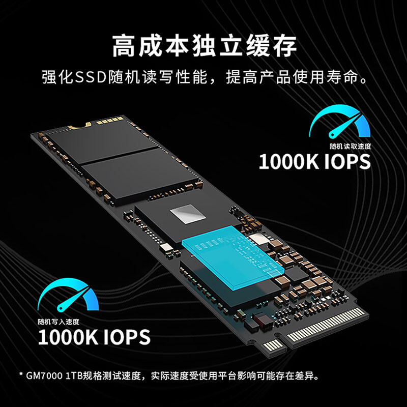 宏碁掠夺者GM7/GM7000 1T/2T/4T M.2固态硬盘SSD pcie4.0 nvme - 图2