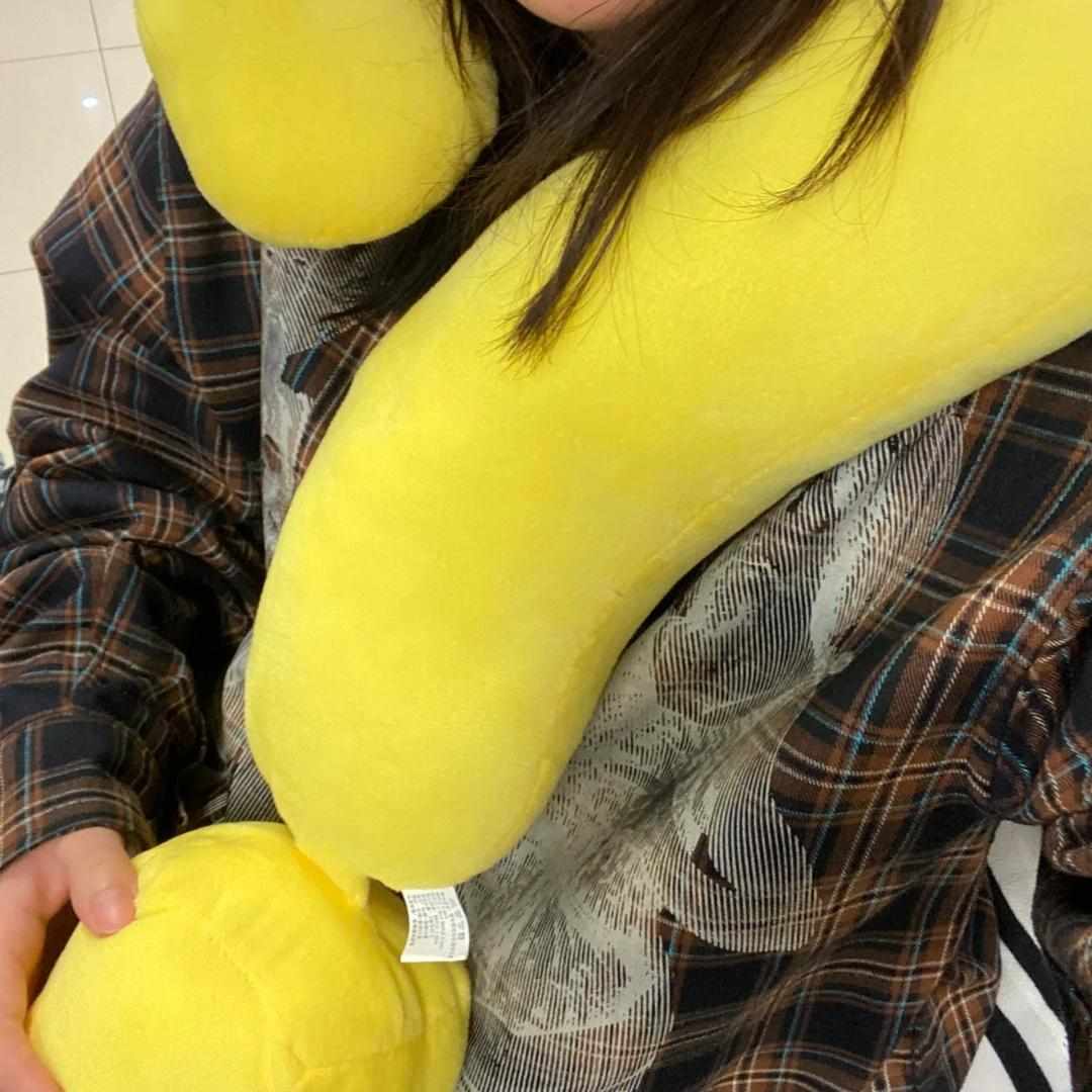 创意问号抱枕沙发客厅靠垫办公室午睡枕头脖子靠枕颈枕车载靠背女 - 图0