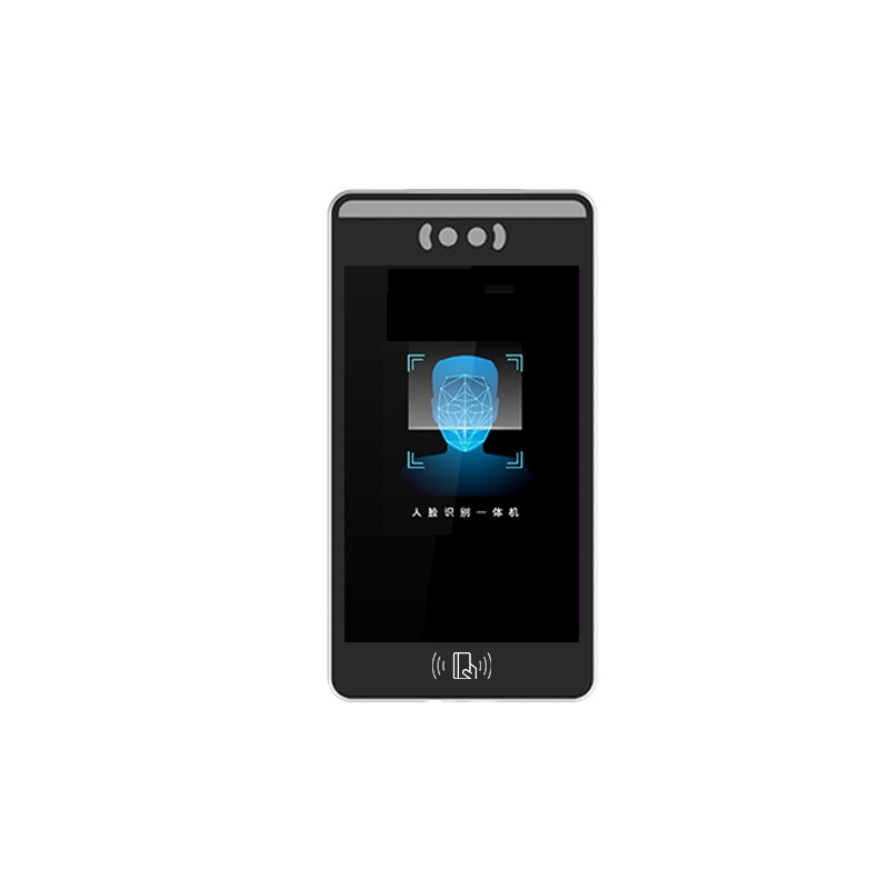 Jiwei 10-inch facial recognition all-in-one machine, facial recognition punch-in, attendance machine, and ID card scanning smart access control terminal
