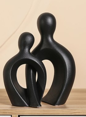 幸福之家摆件现代轻装饰奢结婚乔迁厂礼物摆件家居新款婚庆客厅供