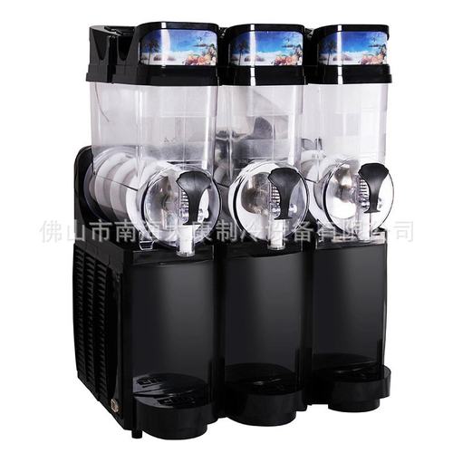 珠三角出口型雪泥机雪融机 商用三缸饮料果汁沙冰机雪蓉机沙冰机 - 图1