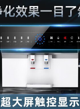 家用净水器自来水过滤反渗透加热一体净水机壁挂台式直饮机RO