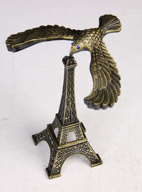 合金平衡鹰摆件 平衡鹰摆件 平衡鸟摆件