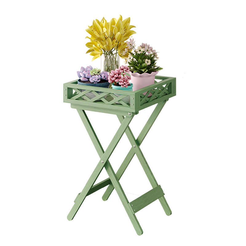 阳台花架子室内创意实木客厅客厅置物架多肉绿萝花盆架多层小架子 - 图2