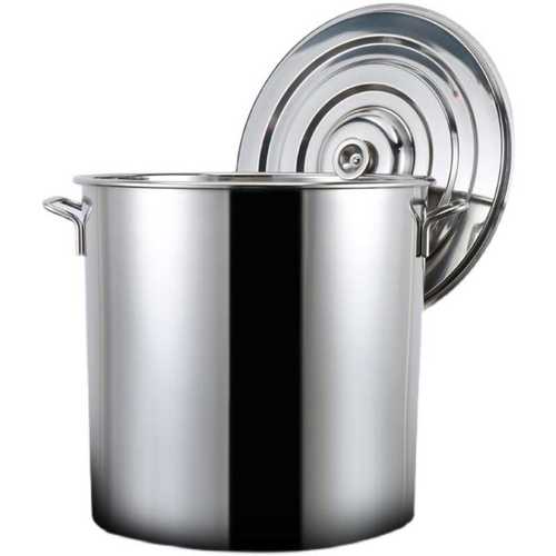 煮培养基专用桶锅 全不锈钢桶锅 圆桶 加厚不锈钢3.5L/5L/10L - 图2