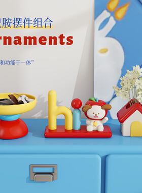 创意玄关钥匙收纳摆件入户门口过新年新春氛围装饰品乔迁新居礼物