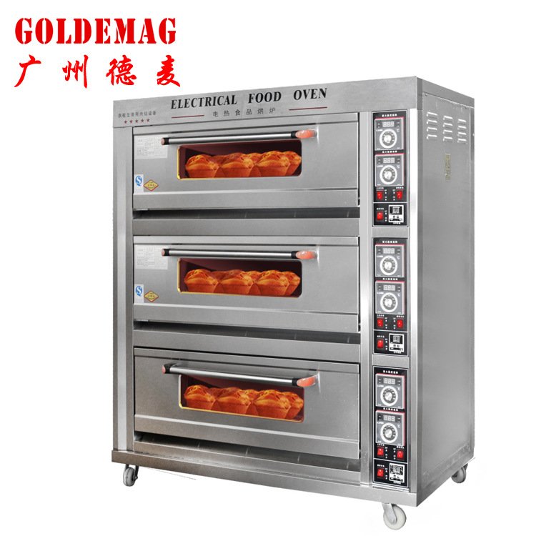 工厂直发 三层六盘数显温控电烤炉配定时功能烤箱 商用 一件,淘宝优惠券,粉丝福利购,淘宝优惠卷