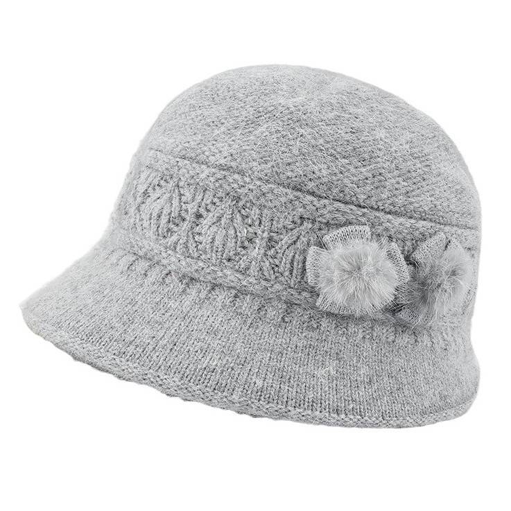 中老年加厚保暖帽子女秋冬兔毛针织盆帽冬季老人妈妈帽老太太帽子,淘宝优惠券,粉丝福利购,淘宝优惠卷