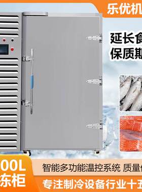 无花果真空冻干速冻机全自动果蔬超低温大型淡水鱼段急速冷冻柜