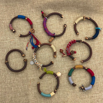 New products New Chinese style Cauldron Pure Woven Hands Ring Ancient Method Handmade Retro-Style Hand Rope National Wind Bracelet Open people