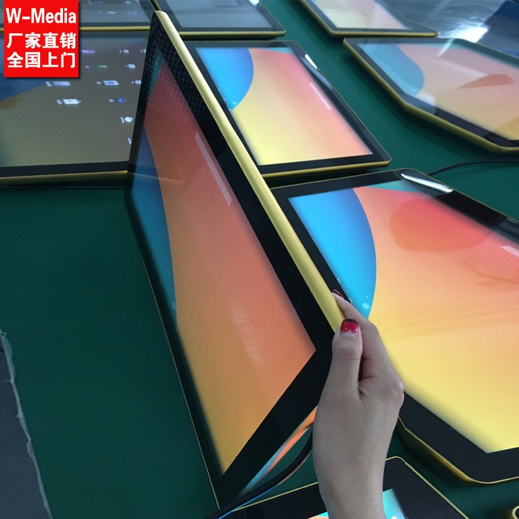 万马壁挂触摸一体机 展厅电梯楼宇电脑触控查询广告机10-32寸现货,淘宝优惠券,粉丝福利购,淘宝优惠卷