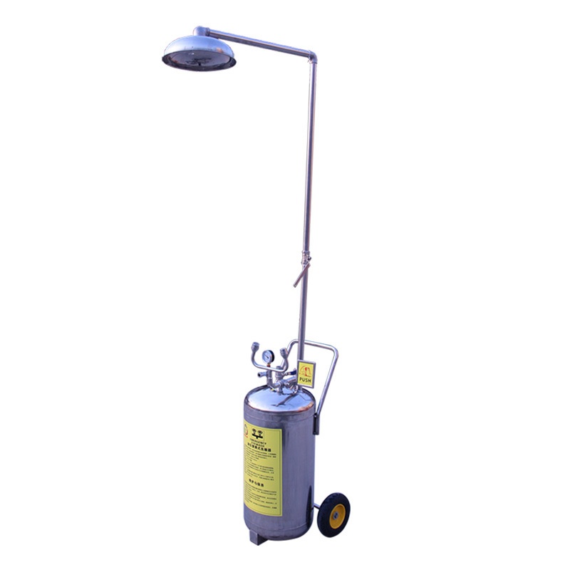 越翔批发304不锈钢80L压力式可移动推车式紧急喷淋 复合式洗眼器,淘宝优惠券,粉丝福利购,淘宝优惠卷