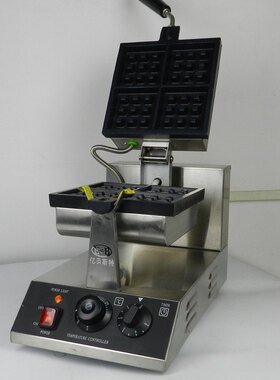 EB-852S商用松饼机方形加厚双面恒温电热方格四片两片华夫饼机